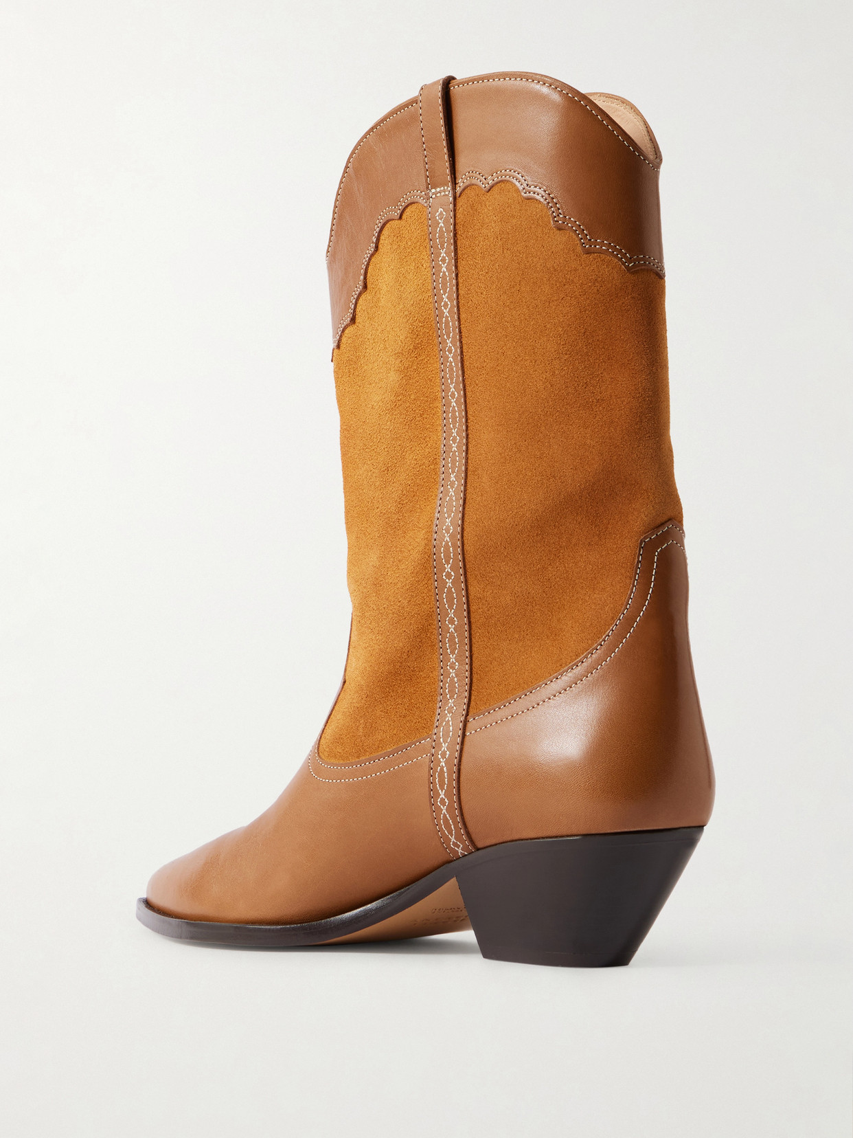 Duerto Embroidered Suede And Ankle Boots