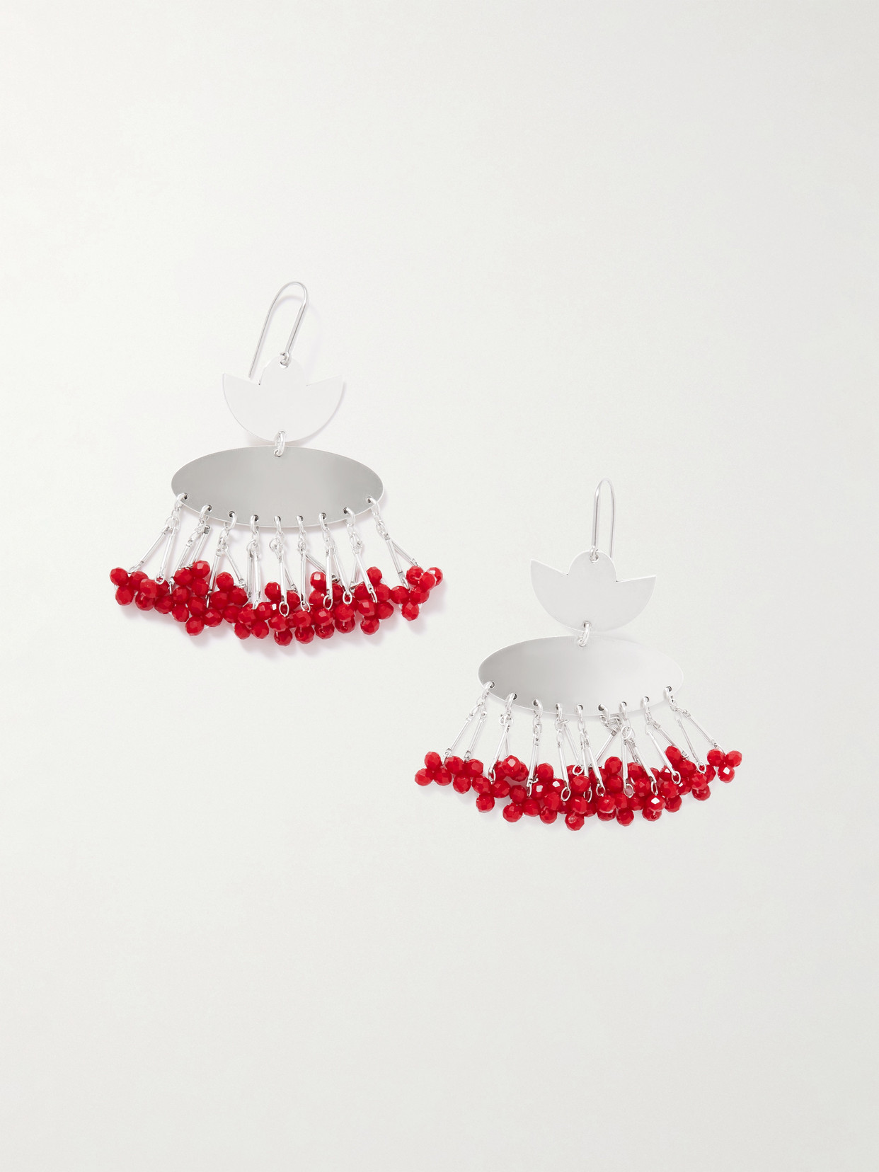 Isabel Marant Nora Silver-tone Beaded Earrings