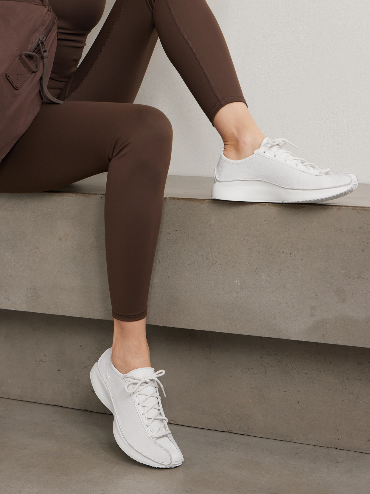 Air Superfly Ostrich-Effect Sneakers