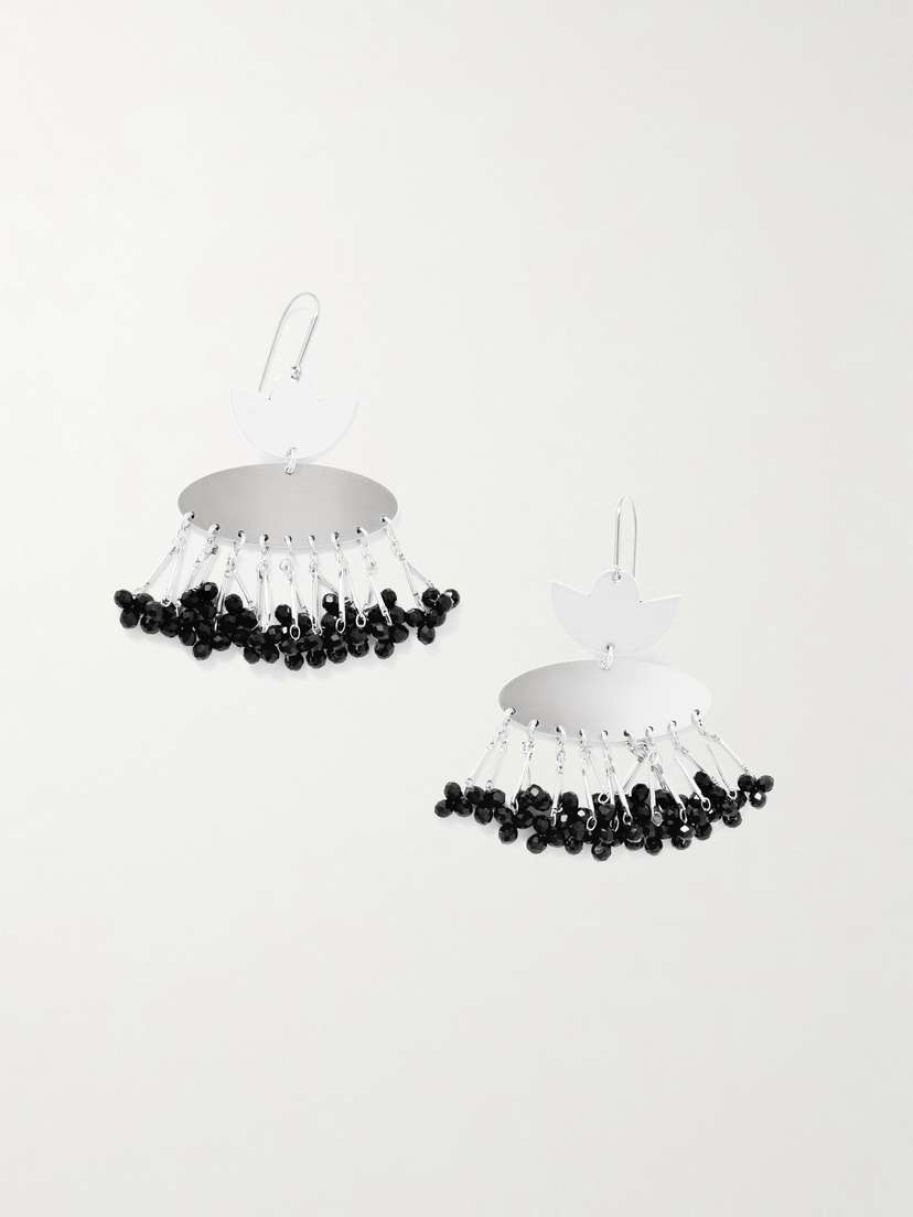 Isabel Marant Nora Silver-tone Beaded Earrings