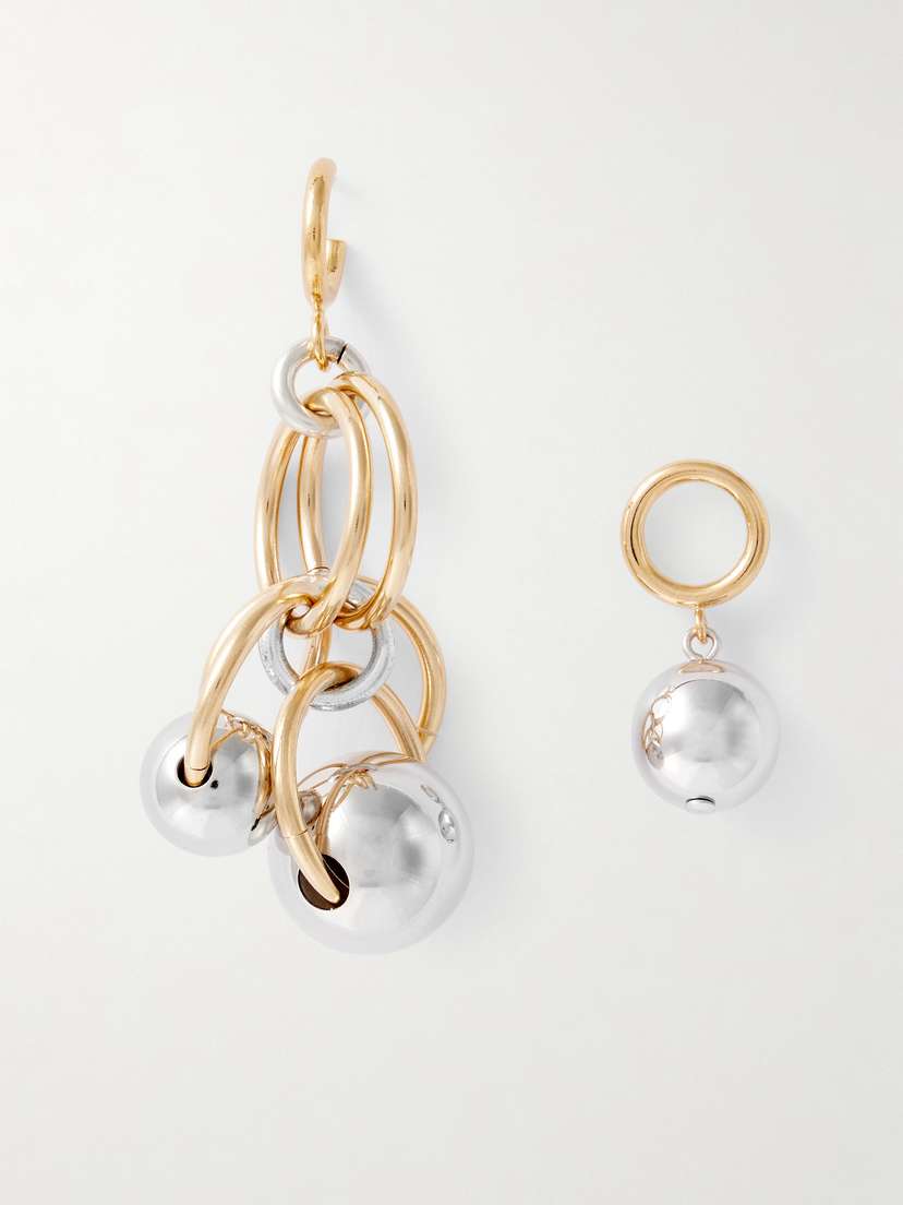 Isabel Marant Gold And Silver-tone Earrings