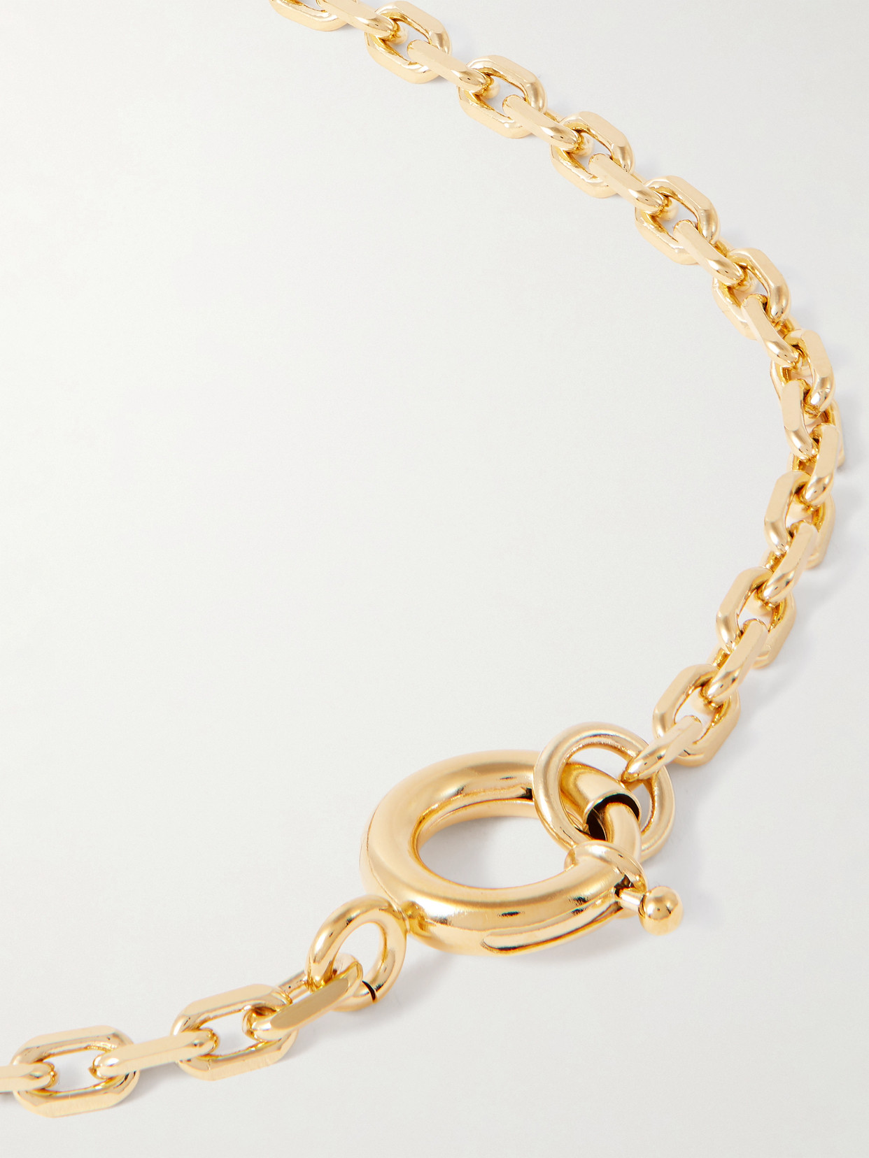 Isabel Marant Gold-tone Bone Pendant Necklace In Gold