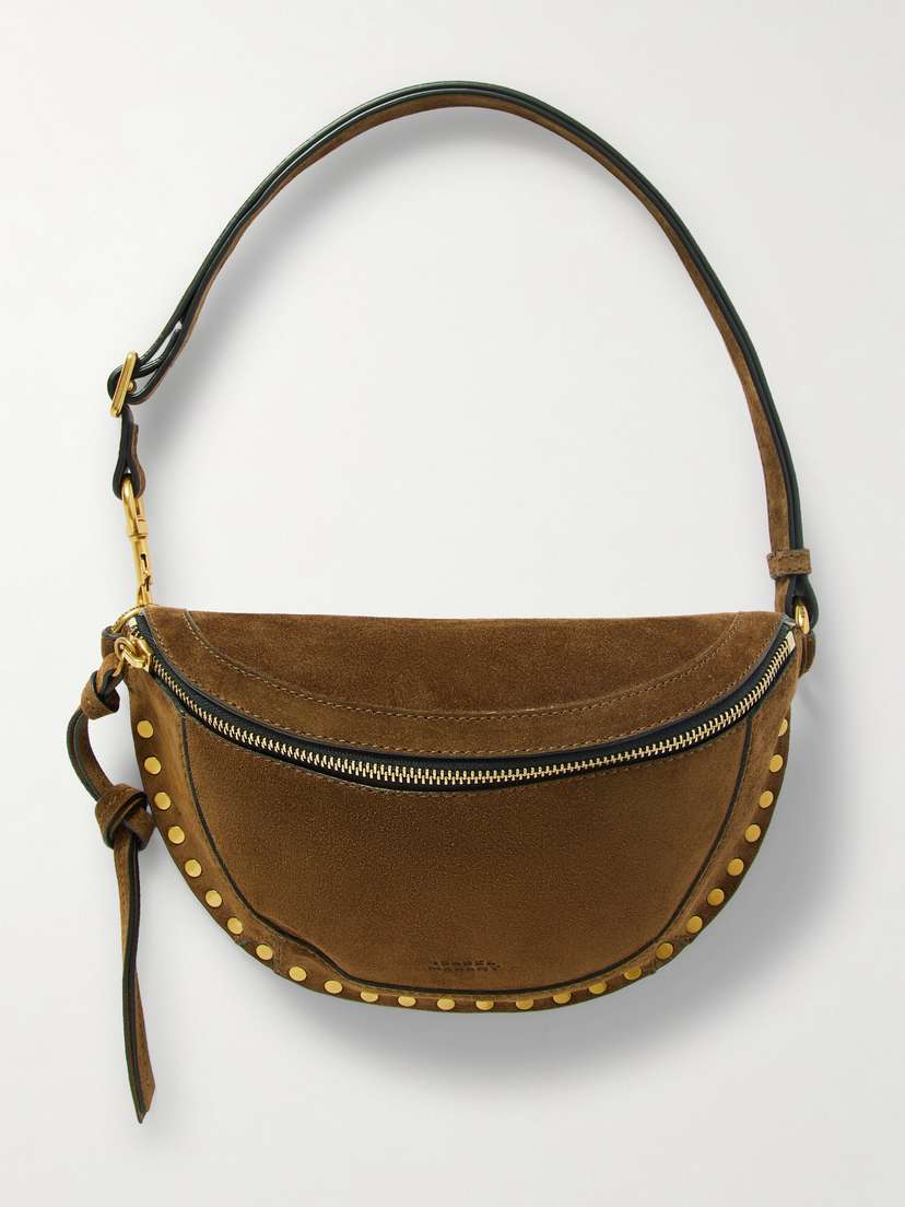 Isabel Marant Skano Studded Suede Belt Bag