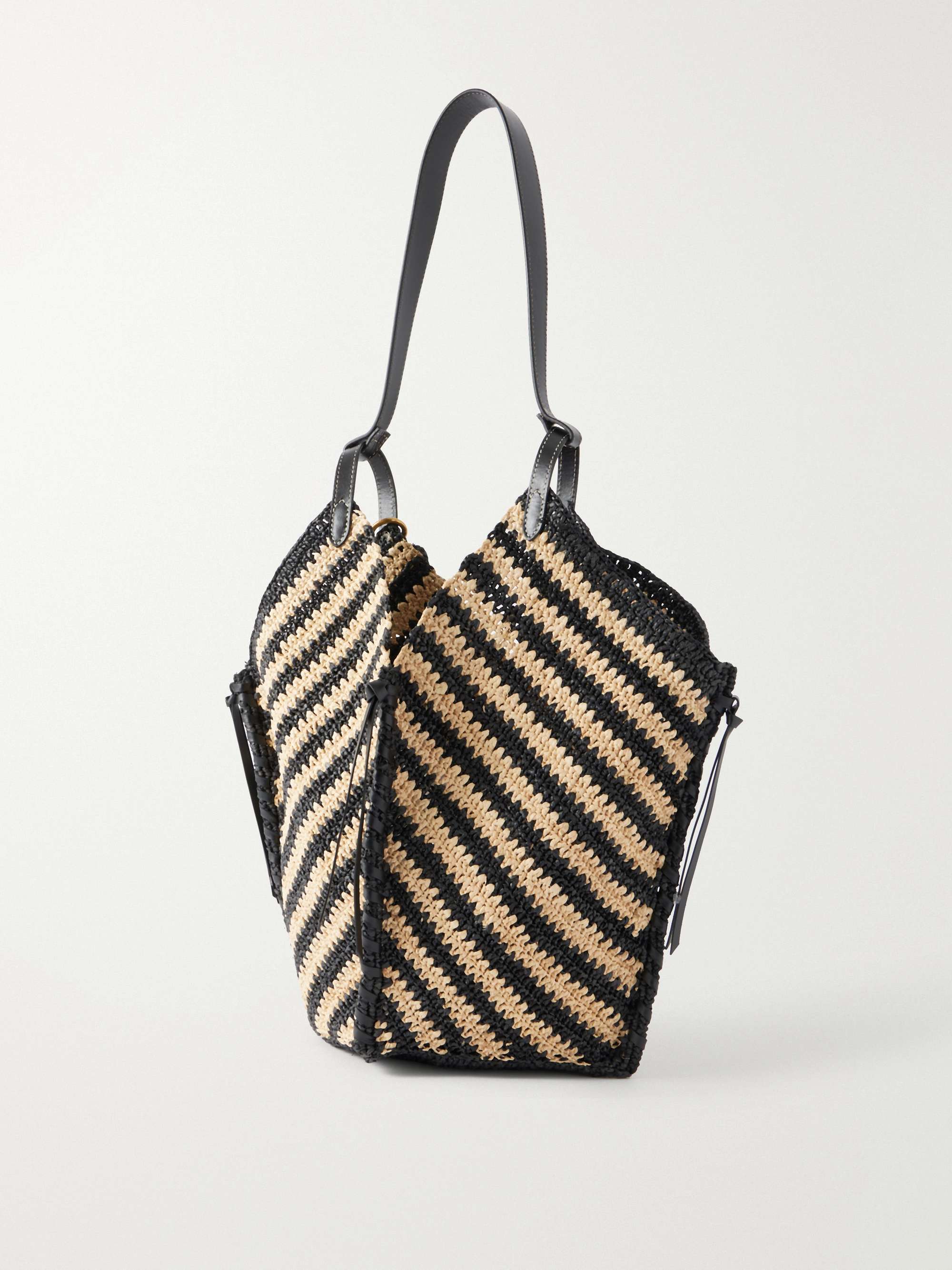 ISABEL MARANT Tampa raffia tote bag | NET-A-PORTER