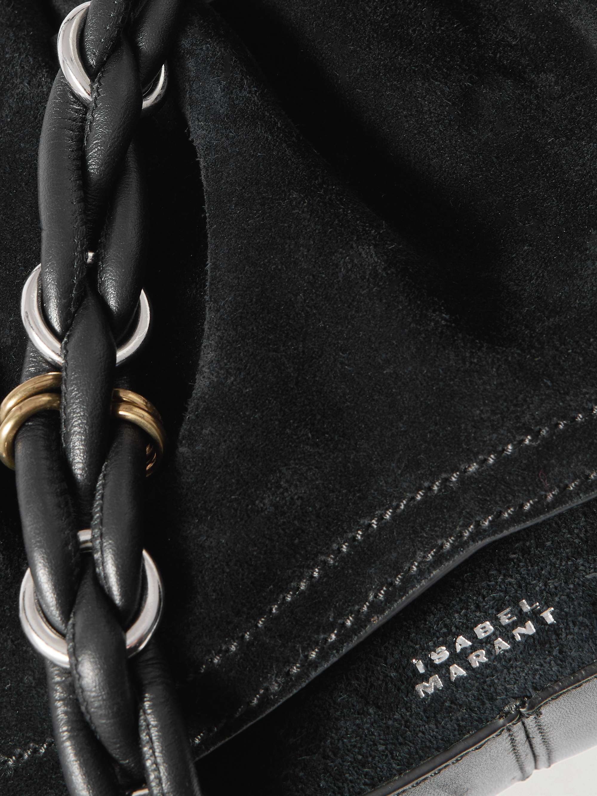 Sac à Main épaule En Daim Tressé Main 100% Cuir Vachette - Vert Olive, Taille Moyenne