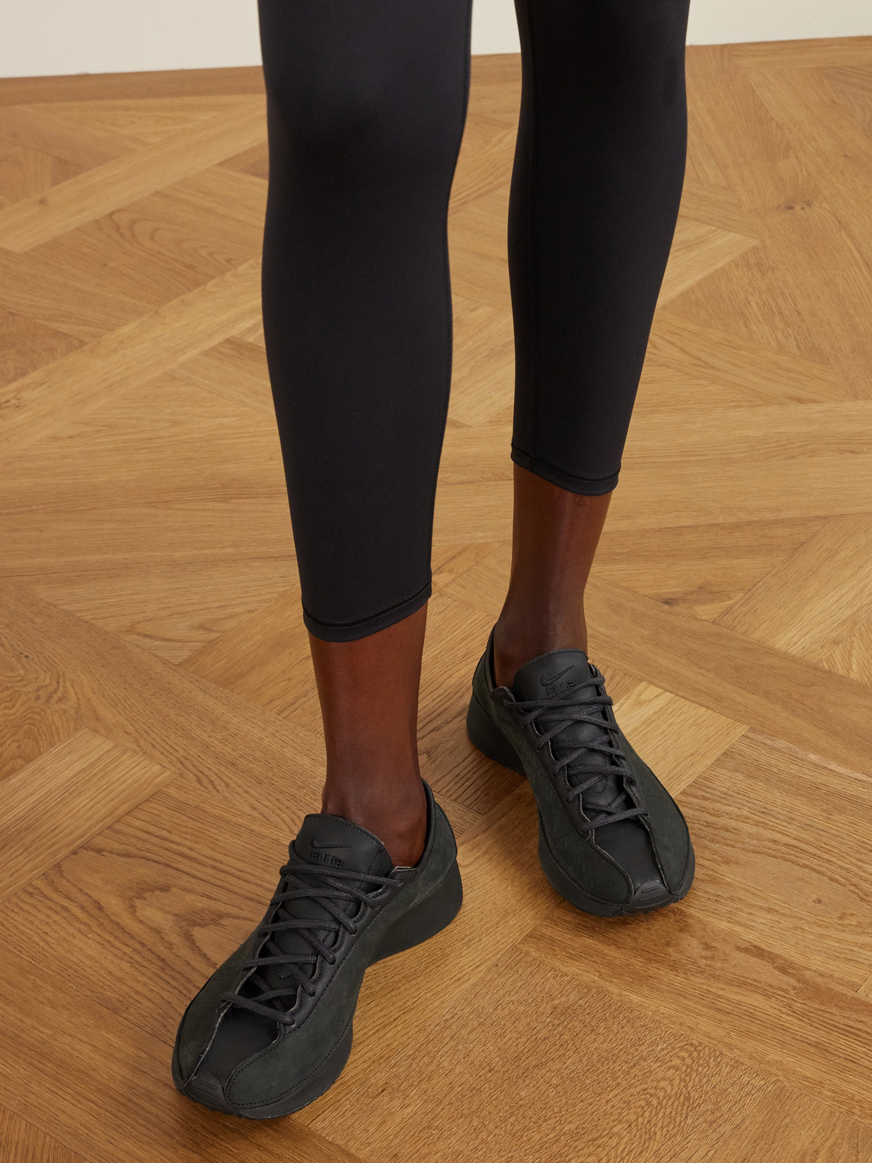 Air Superfly Ostrich-Effect Sneakers