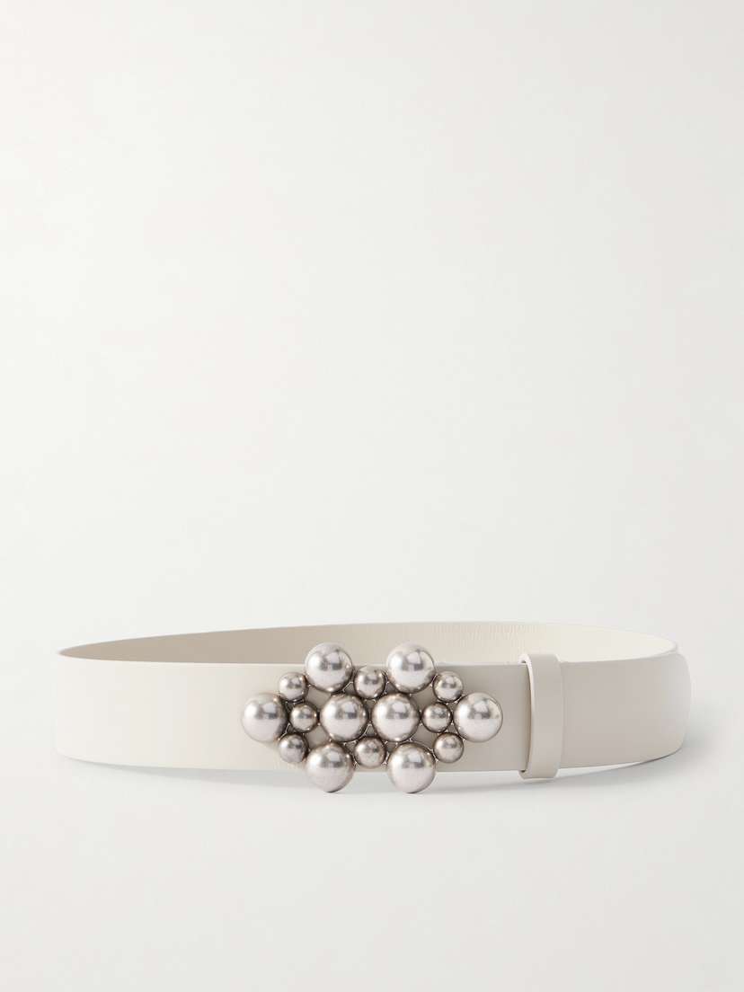 Isabel Marant Vickia Embellished Leather Belt