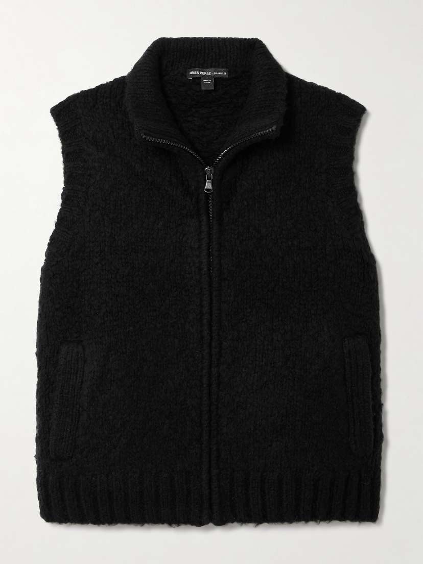 James Perse Merino Wool-blend Vest