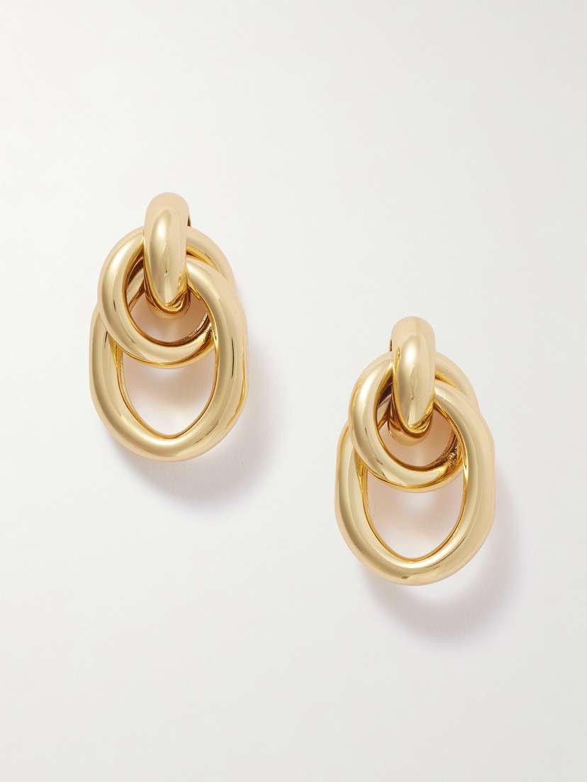 Martha Calvo Ami Gold-tone Earrings
