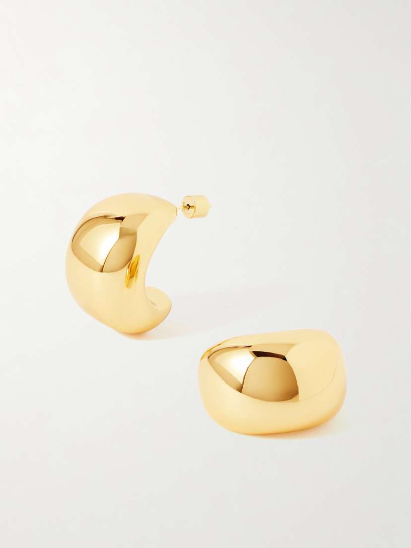 Martha Calvo Jordyn Gold-plated Hoop Earrings