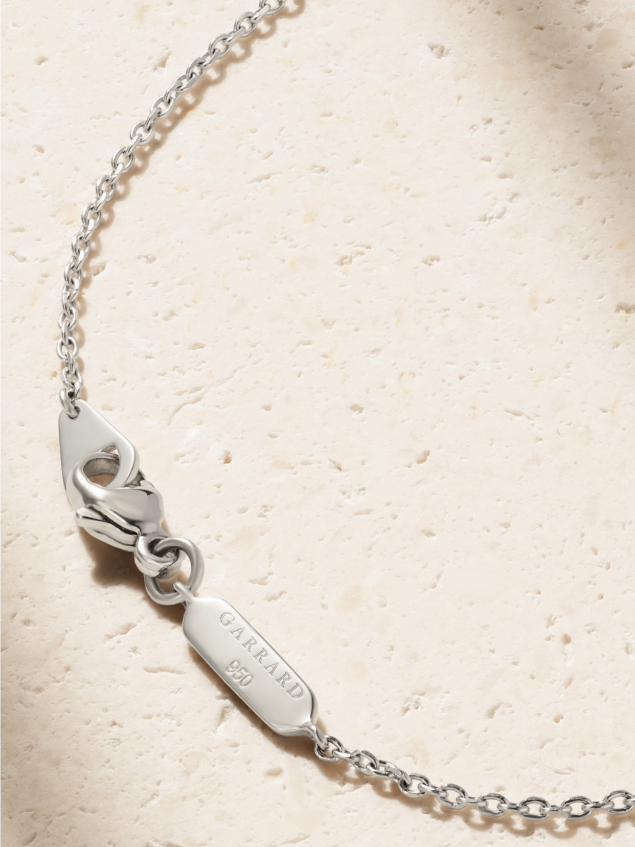 Garrard 1735 Platinum, Sapphire And Diamond Necklace In Gold