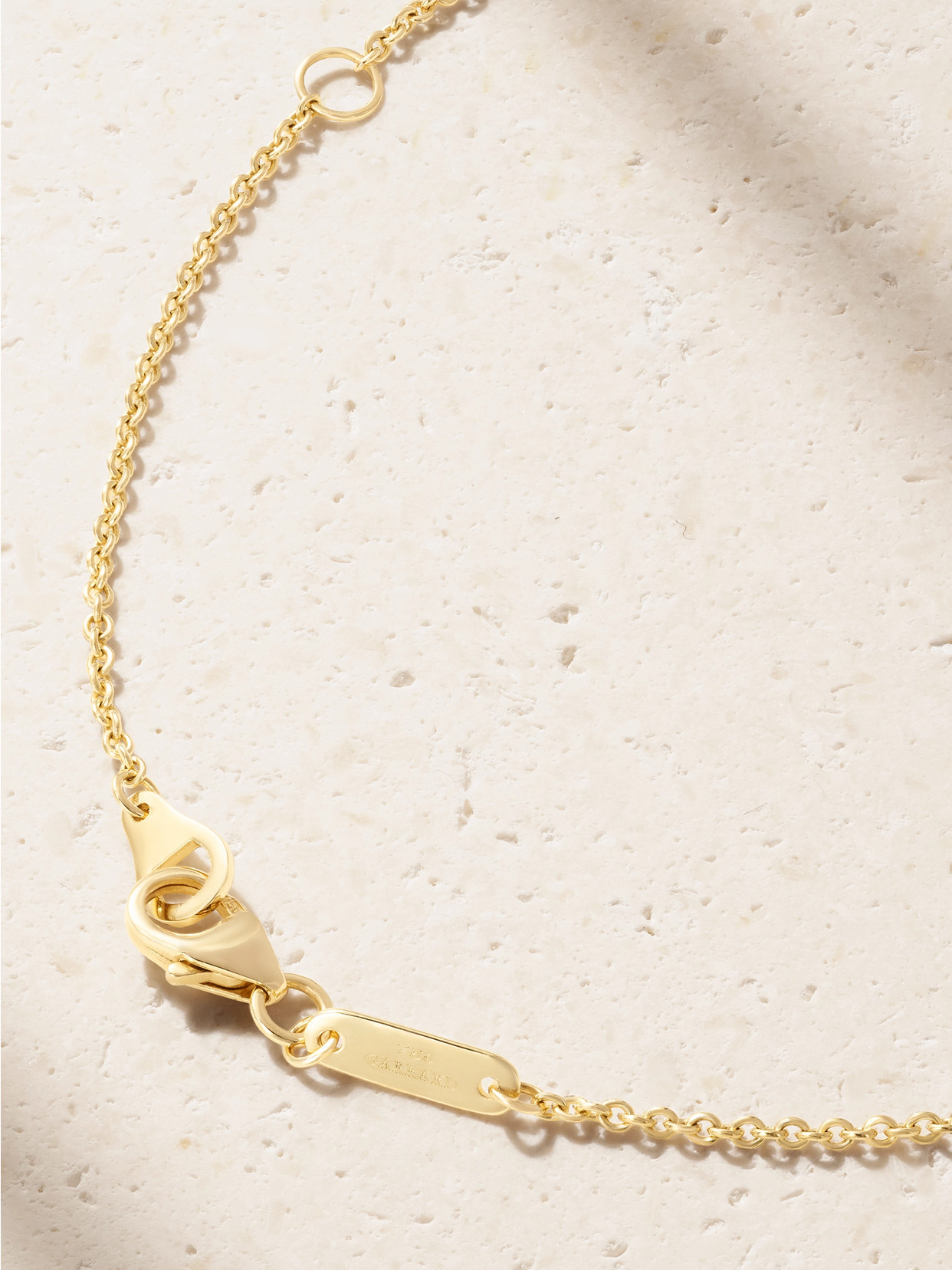 Garrard Wings 18-karat Gold, Diamond And Enamel Necklace In Gold