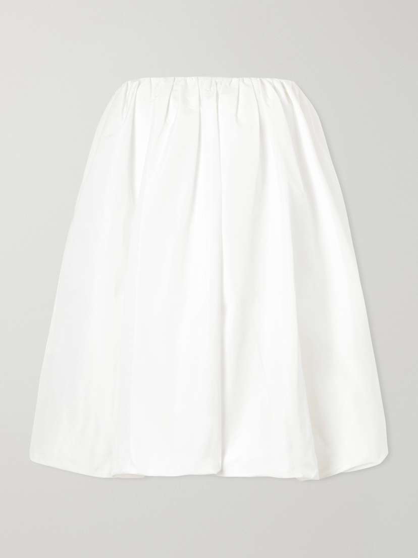 Patou Bloomer Faille Mini Dress