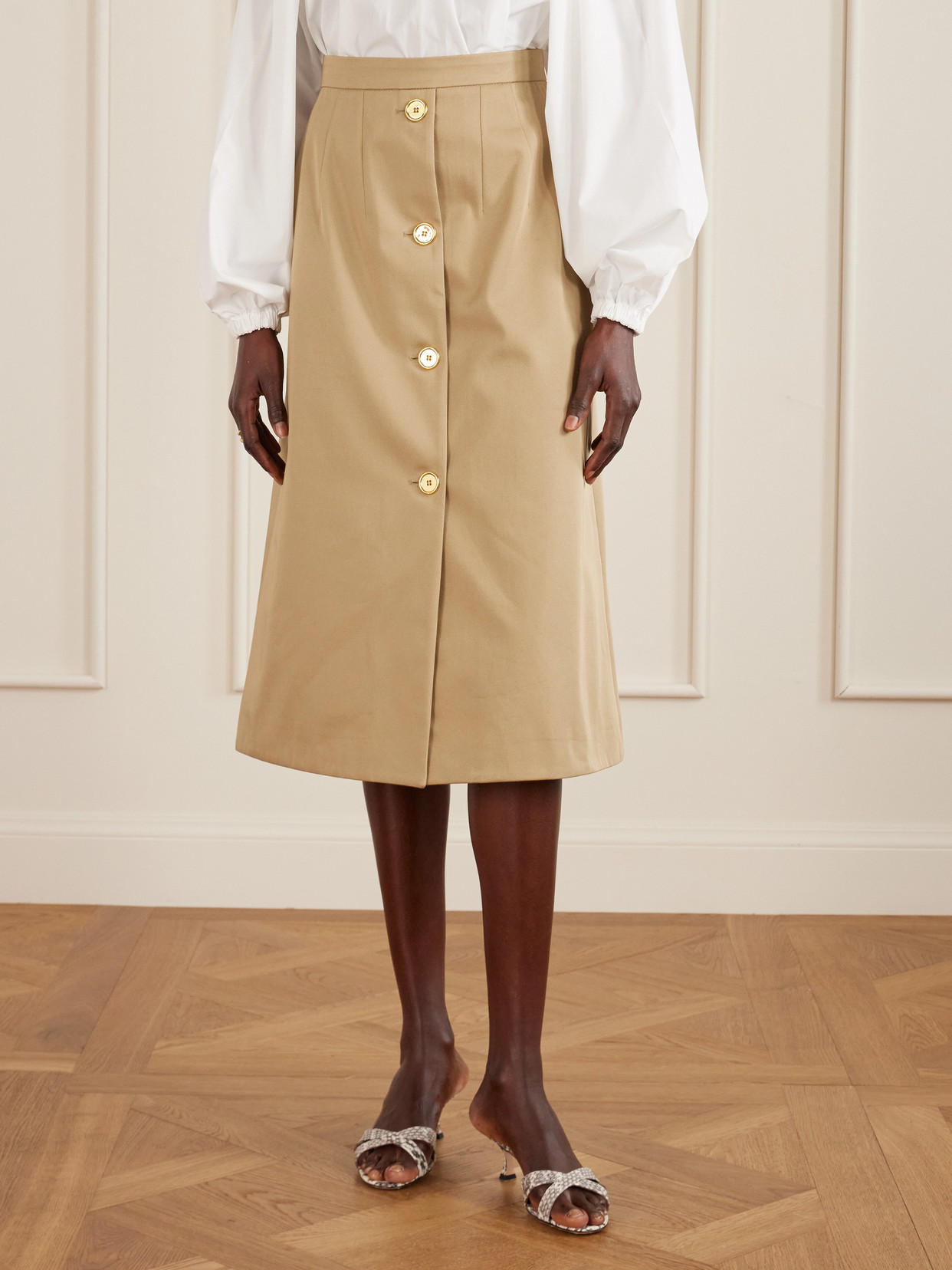 Cotton-Twill Midi
