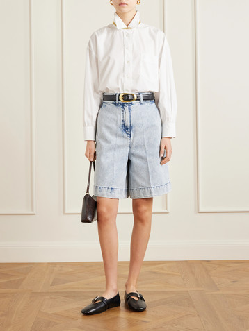 Patou Denim Bermuda shorts