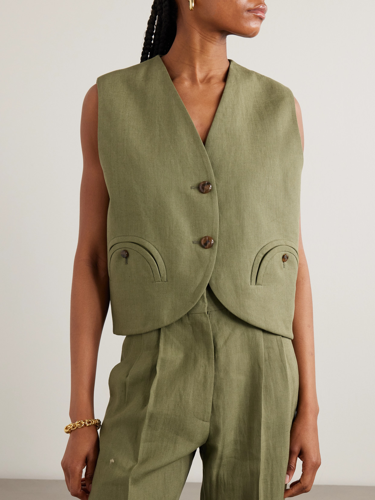 Blazé Milano - Midday Sun Linen Vest