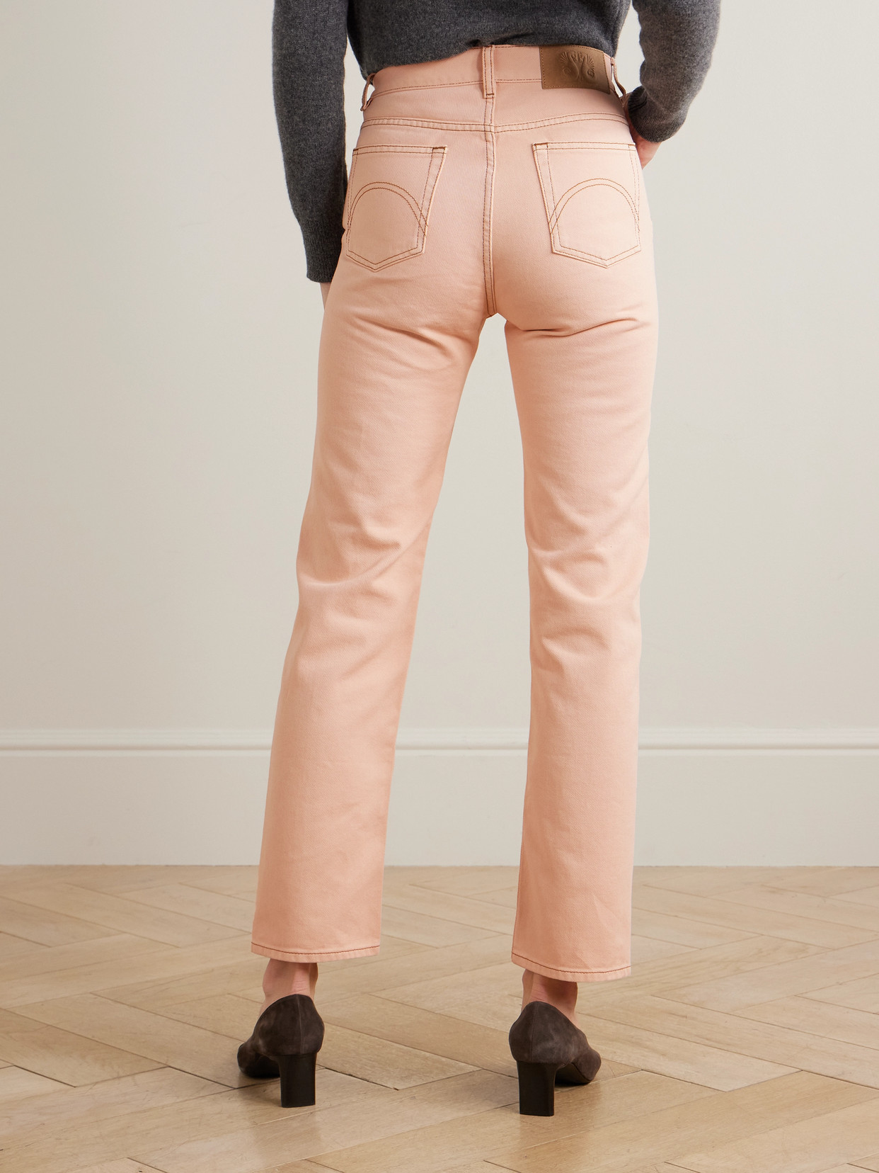 Blazé Milano - Clapotis Paso Cropped High-Rise Straight-Leg Jeans