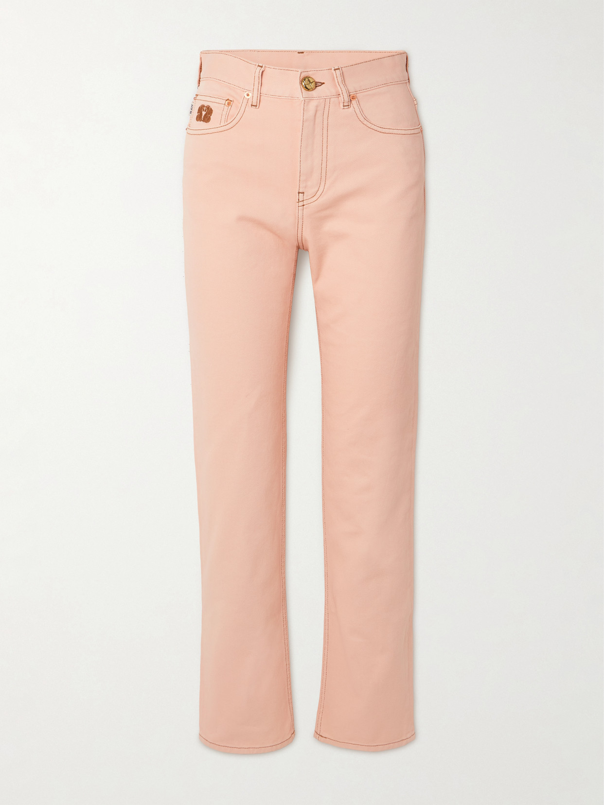 Blazé Milano - Clapotis Paso Cropped High-Rise Straight-Leg Jeans
