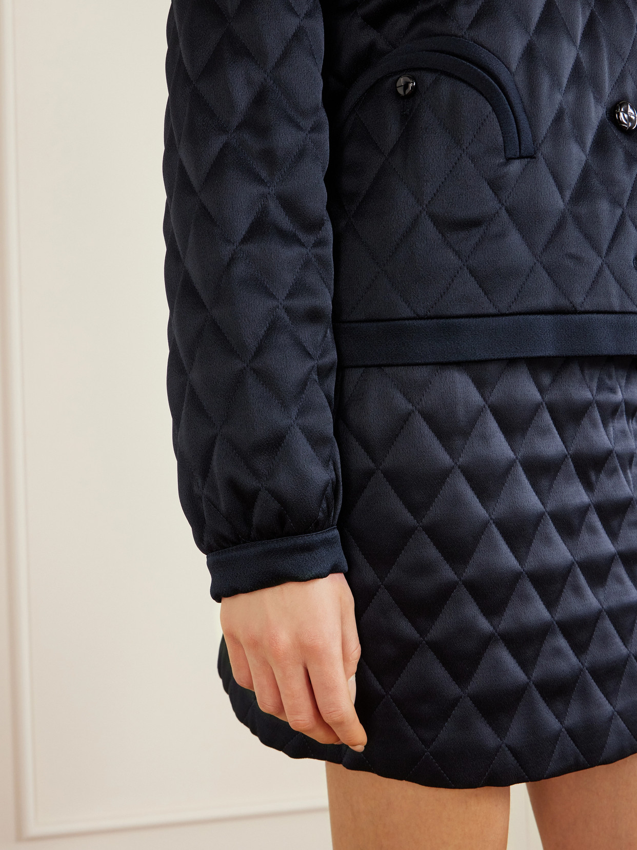 Blazé Milano - Gliss Cropped Quilted Jacket