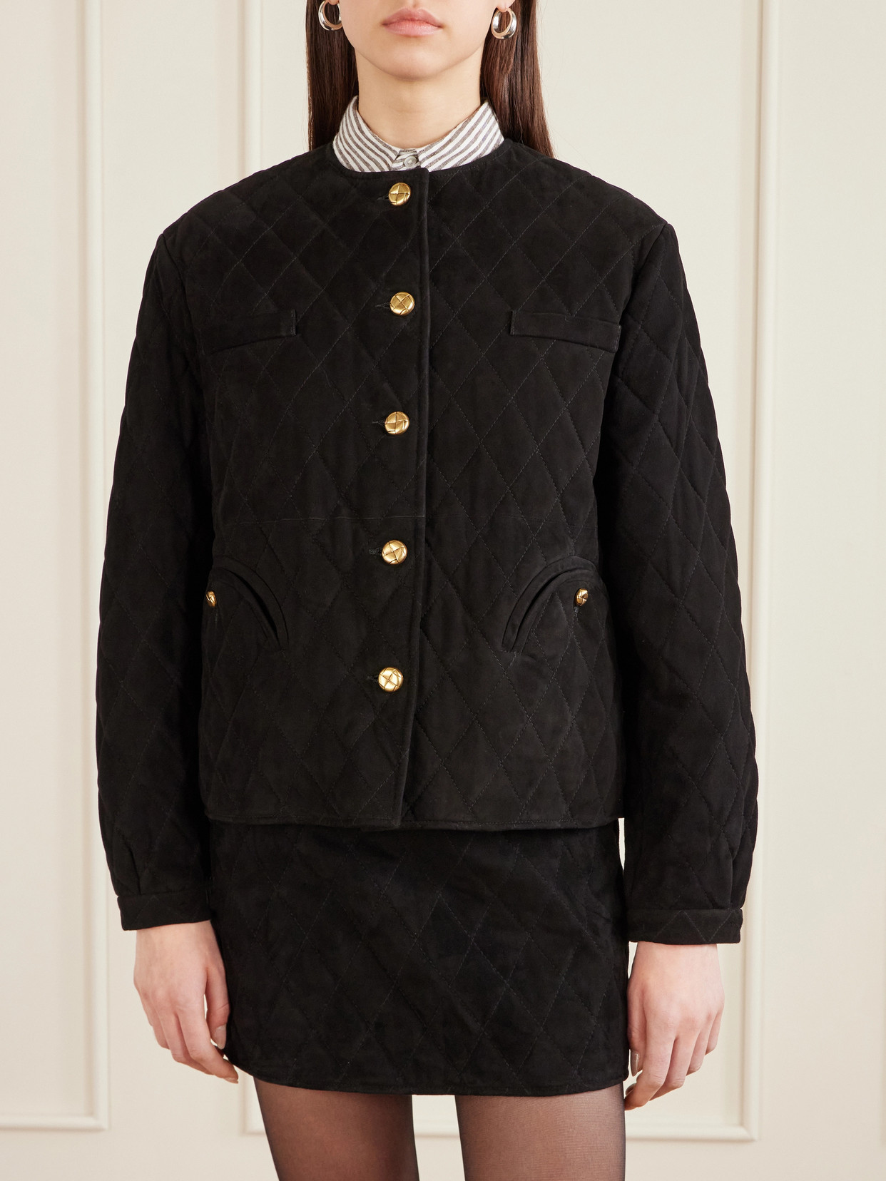 Blazé Milano - Gliss Cropped Quilted Jacket