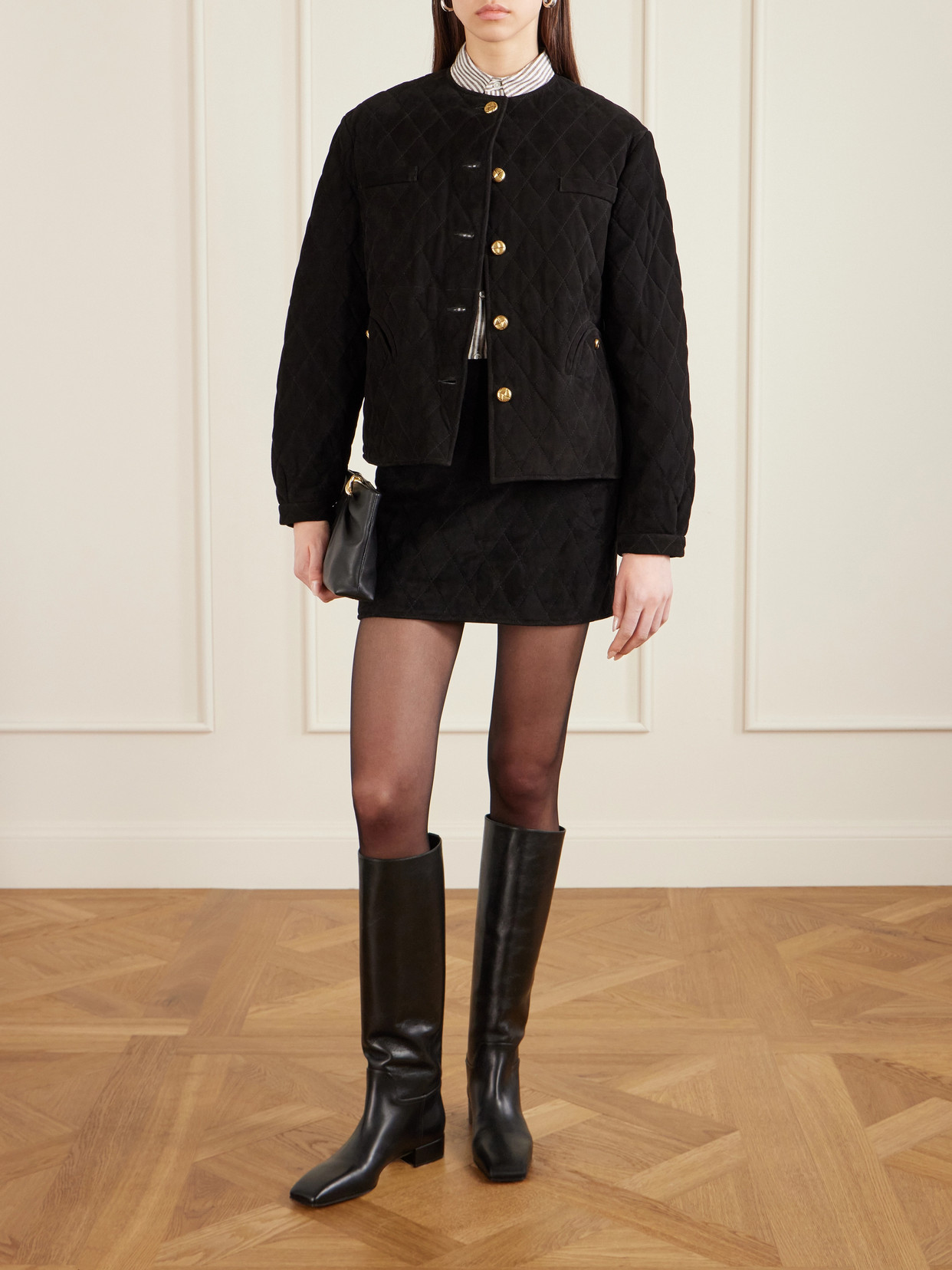 Blazé Milano - Gliss Cropped Quilted Jacket