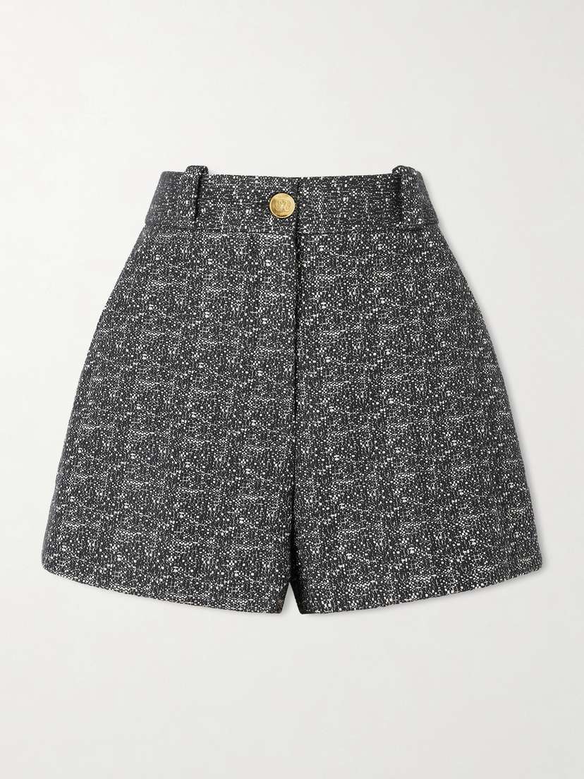 Blazé Milano Antalya Teke Cotton-blend Tweed Shorts
