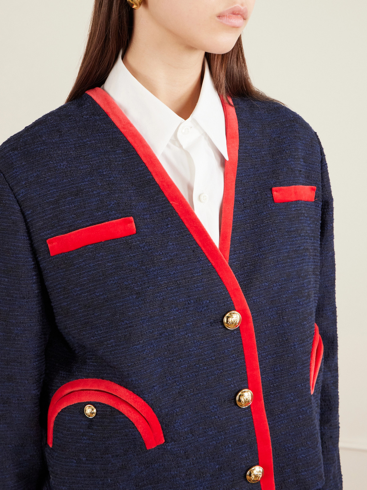Blazé Milano - Riviera Cotton-Blend Tweed Jacket