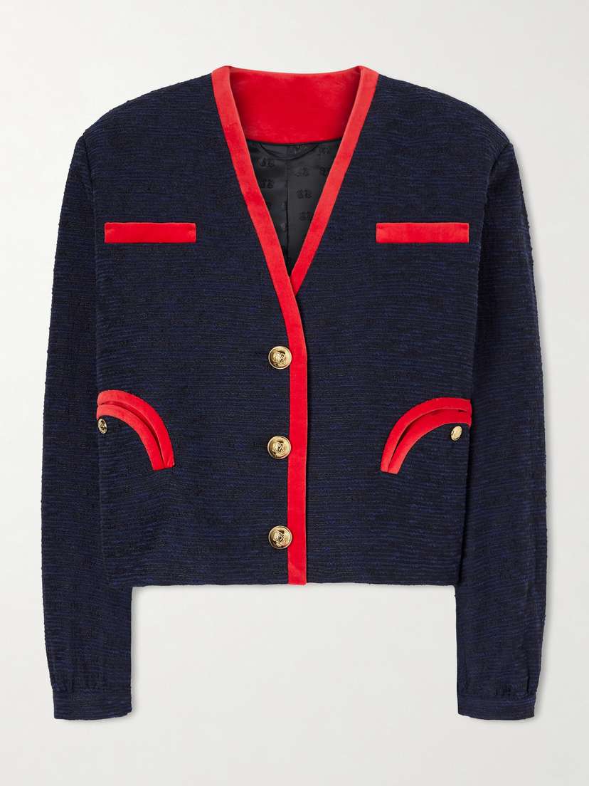 Blazé Milano Riviera Cotton-blend Tweed Jacket