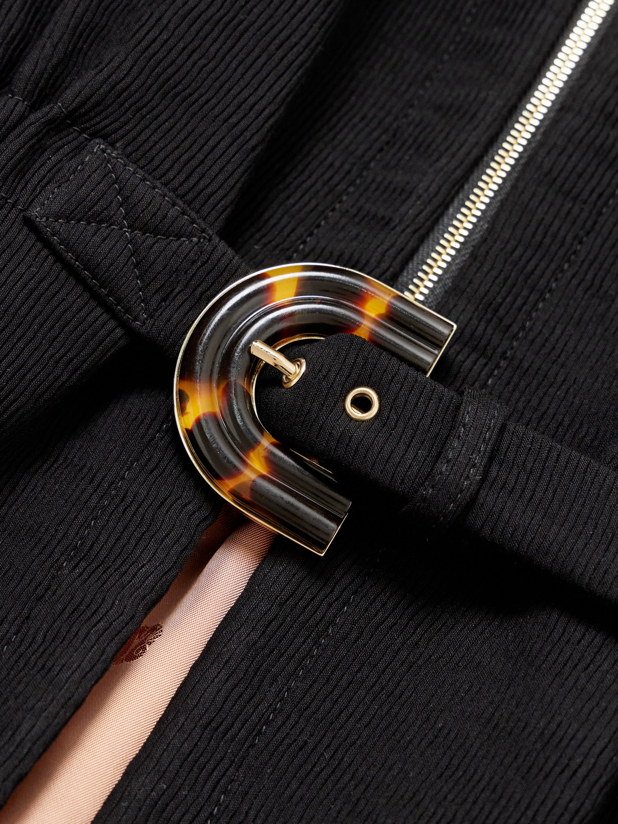 Blazé Milano - Carol Belted Ribbed-Knit Jacket