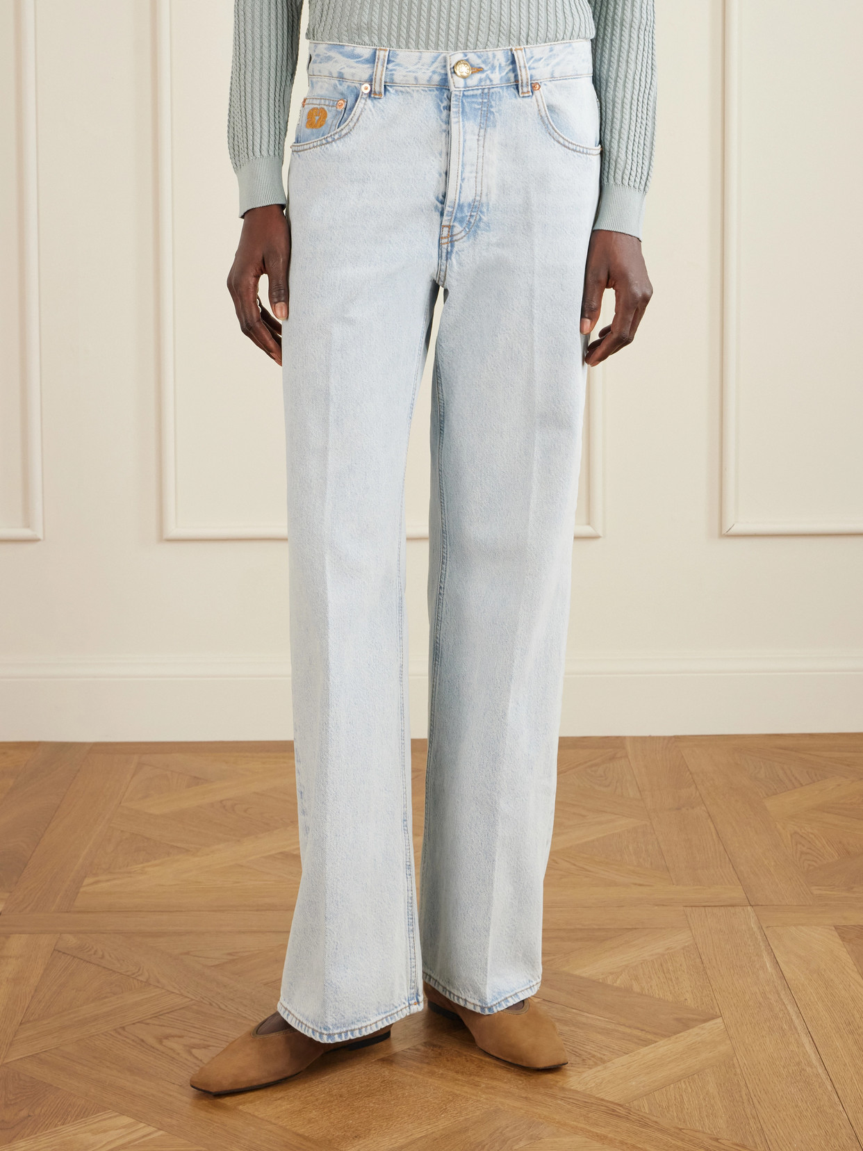 Blazé Milano - Nariida Maline Mid-Rise Wide- Leg