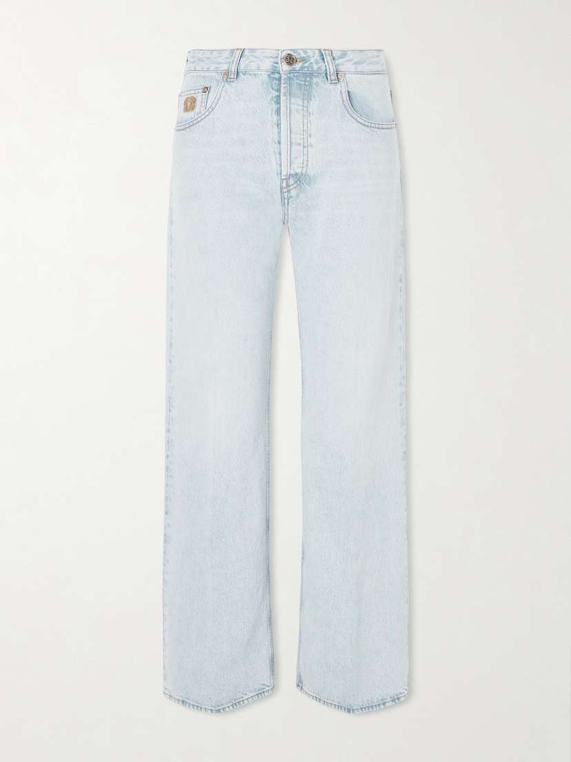 Blazé Milano Nariida Maline Mid-rise Wide-leg Jeans