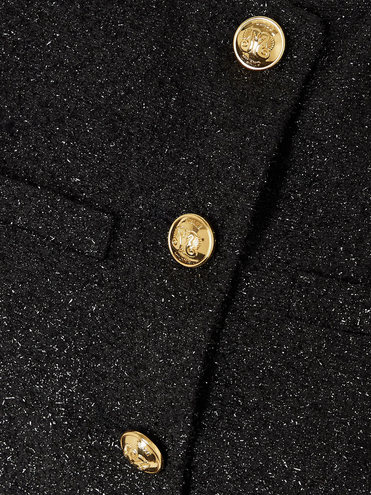 Blazé Milano - Shamo Embellished Metallic Woven Jacket
