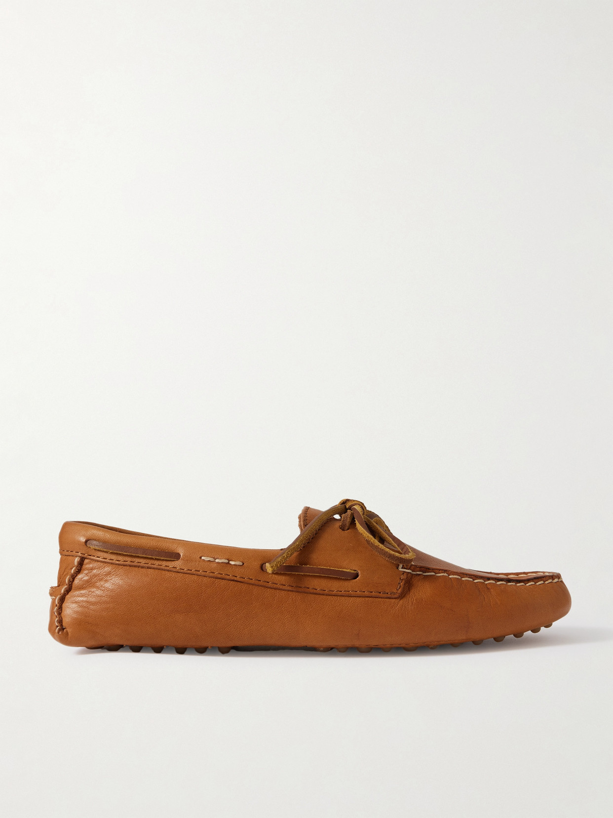 Polo Ralph Lauren Leather Loafers In Brown