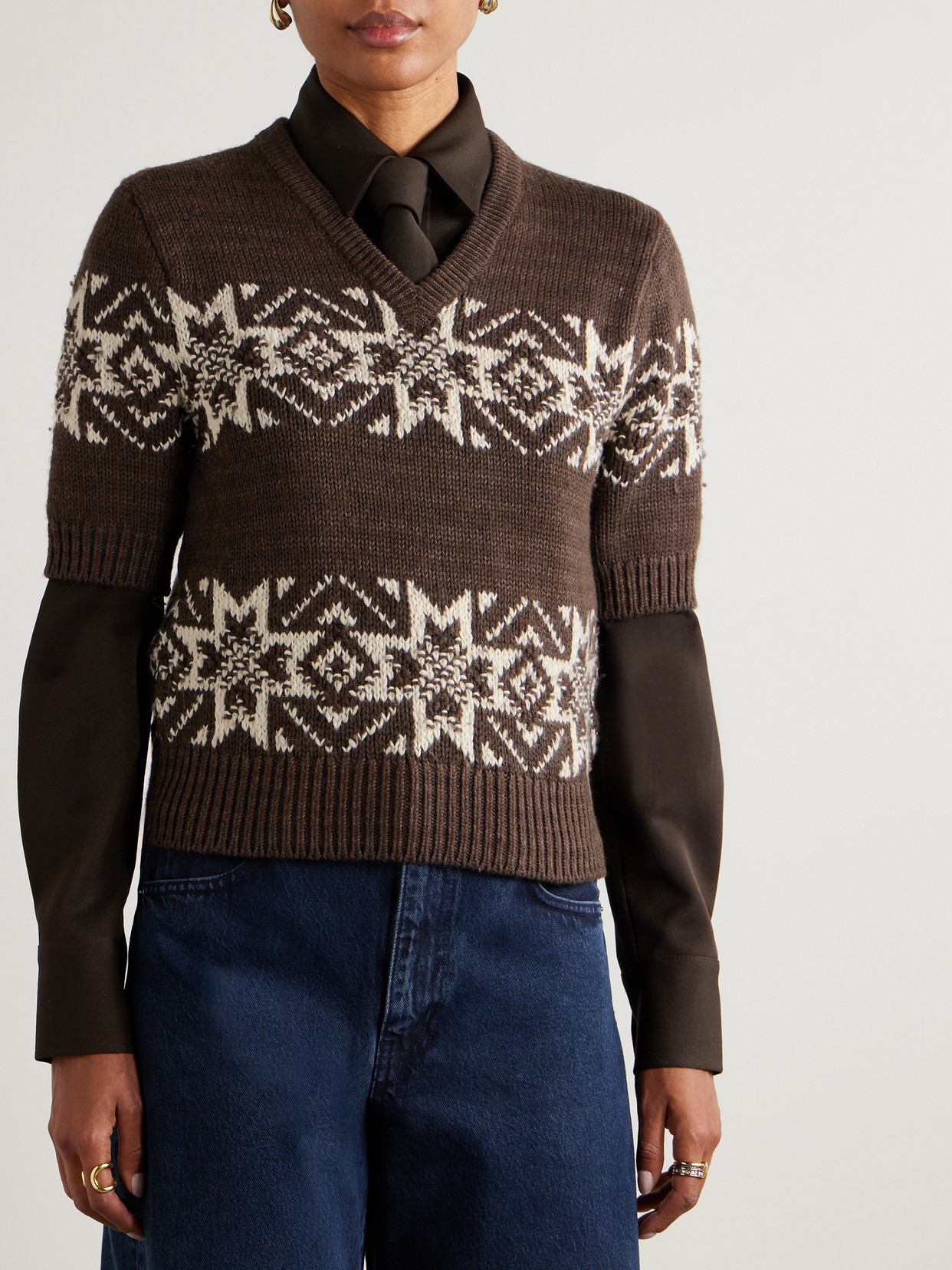 Polo Ralph Lauren - Intarsia Cotton And Wool-Blend Sweater