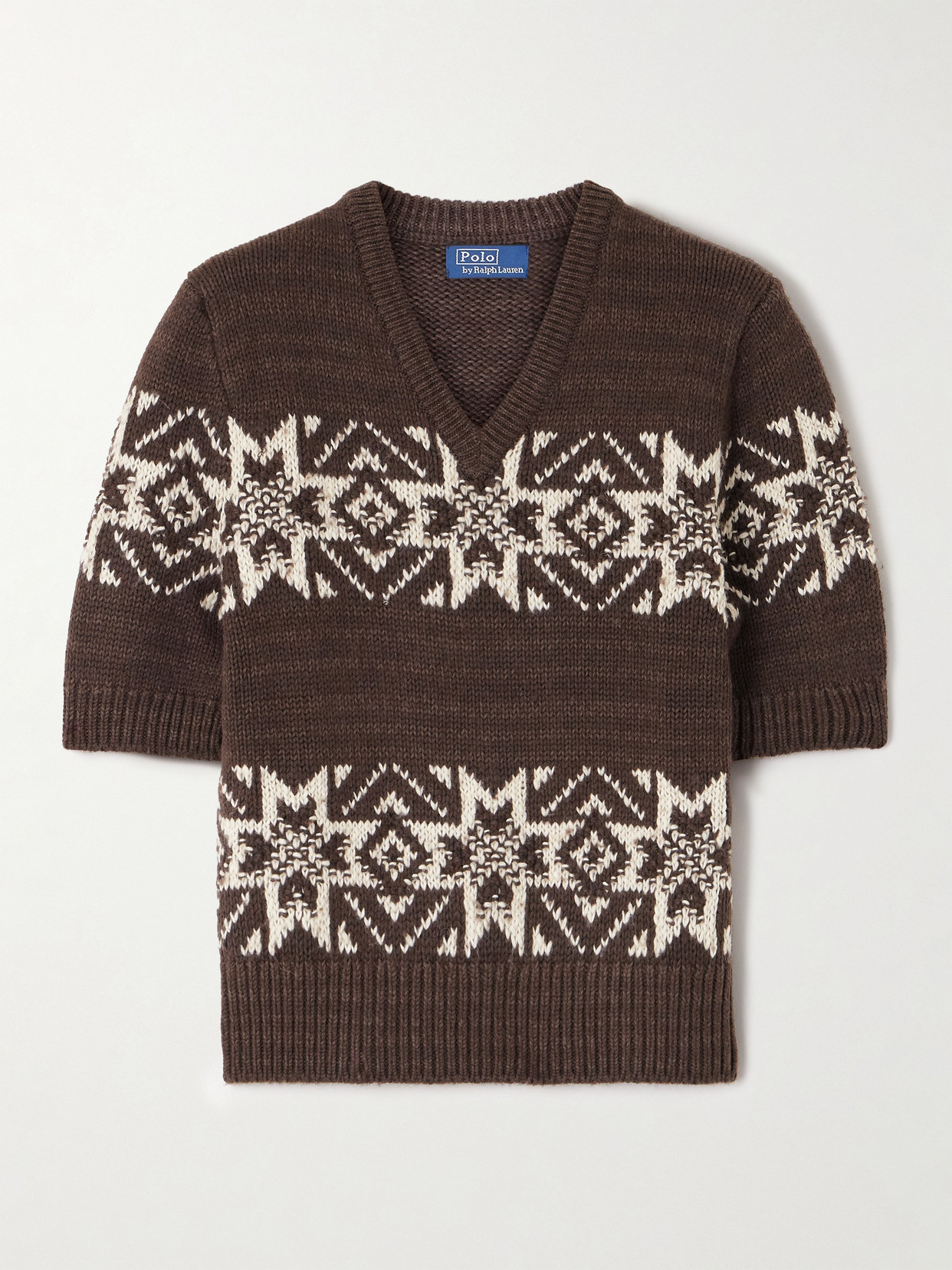 Polo Ralph Lauren - Intarsia Cotton And Wool-Blend Sweater