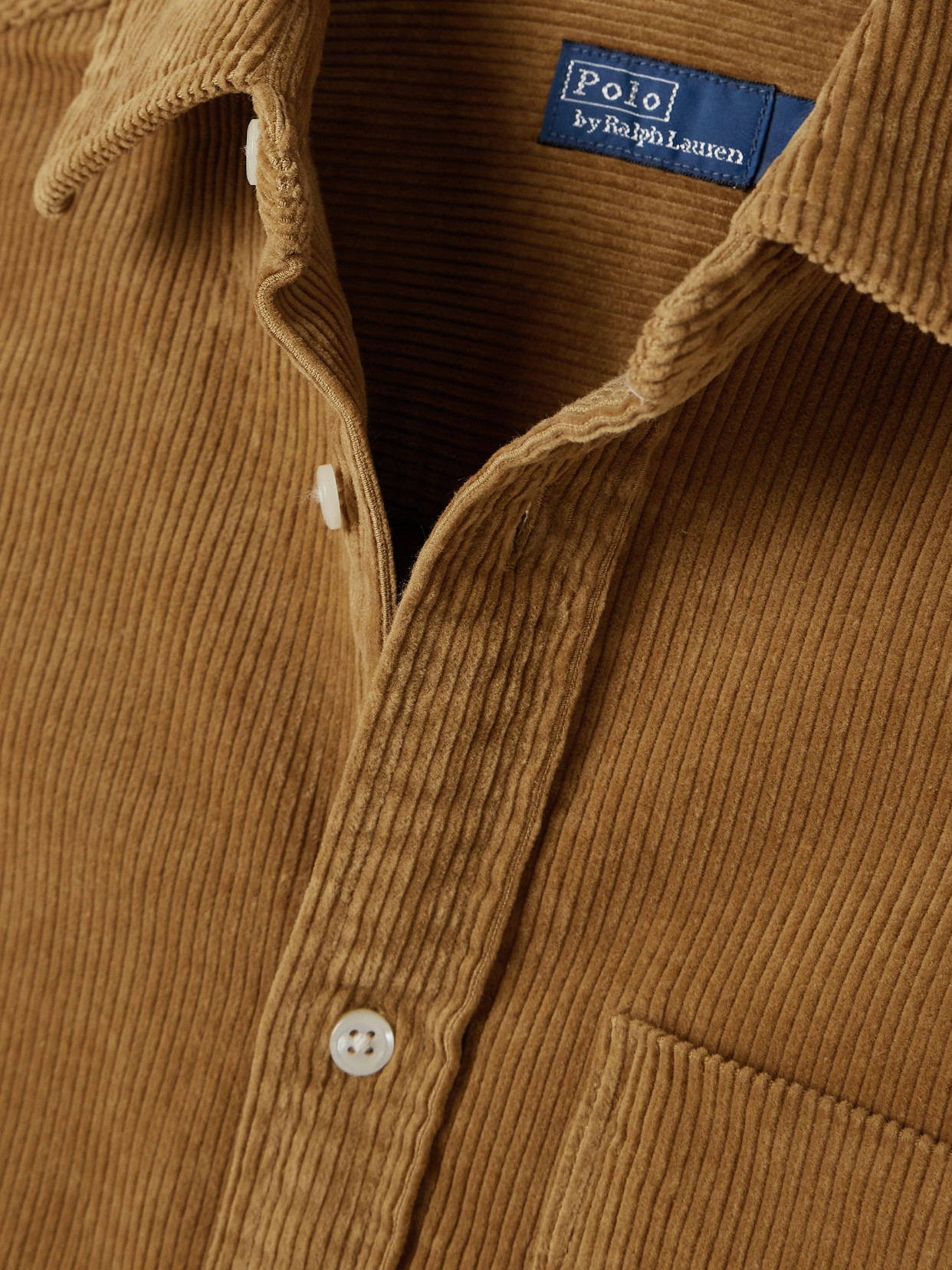 Polo Ralph Lauren - Embroidered Cotton-Corduroy Shirt