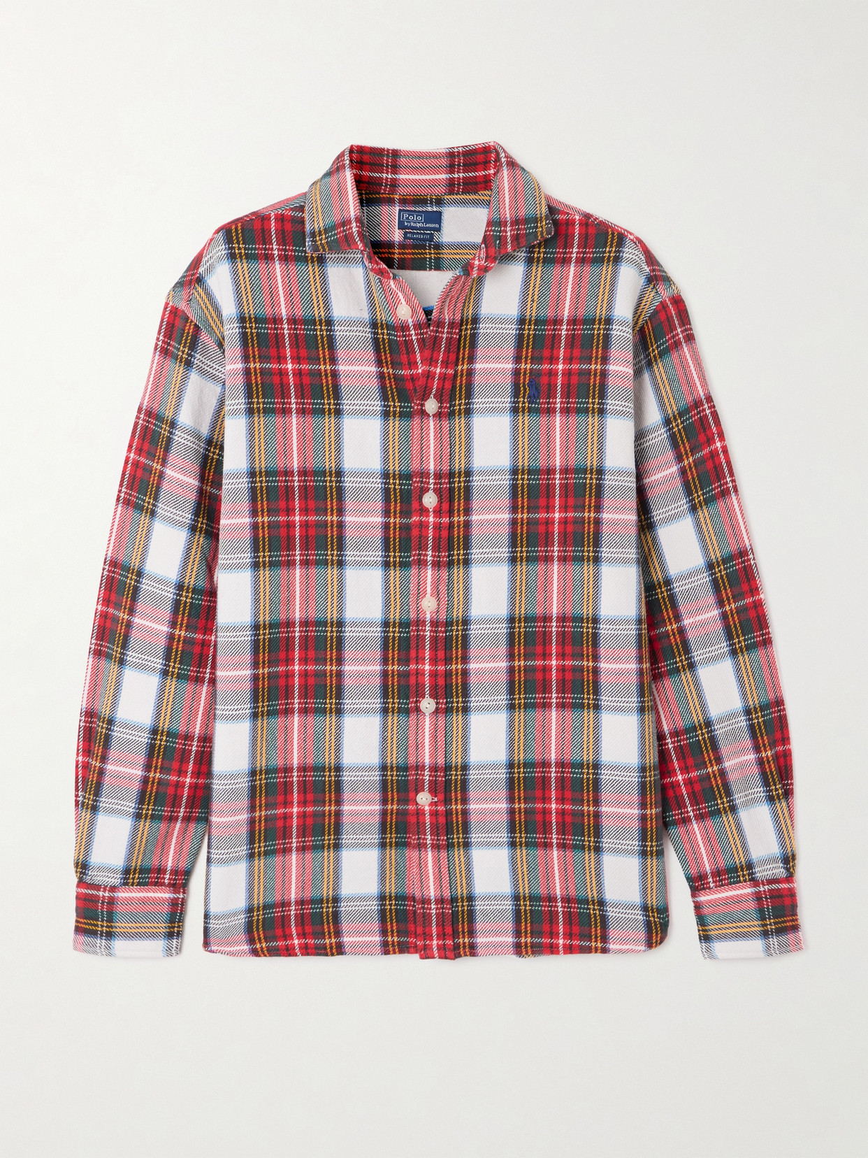 Polo Ralph Lauren Checked Cotton-flannel Shirt In Multi