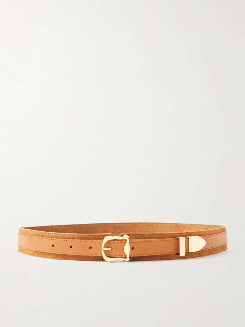 Giuliva Heritage Steven Suede And Leather Waist Belt