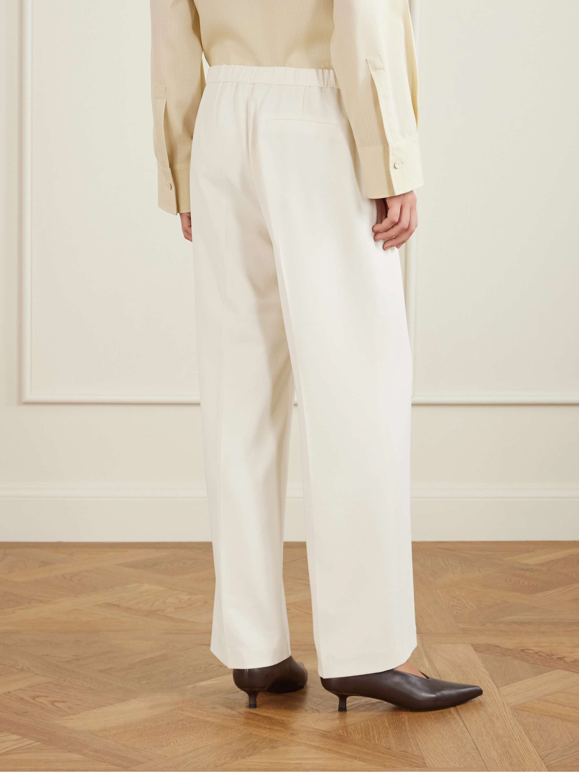 THEORY Crepe straight-leg pants | NET-A-PORTER
