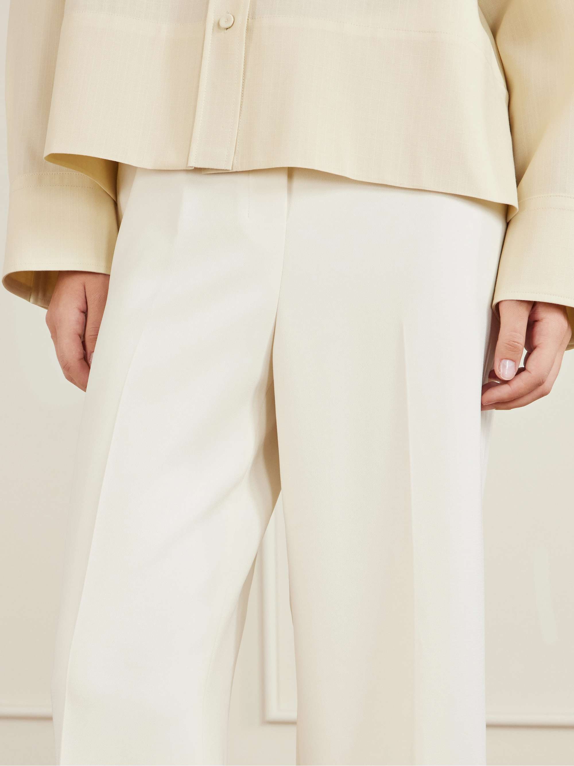 THEORY Crepe straight-leg pants | NET-A-PORTER