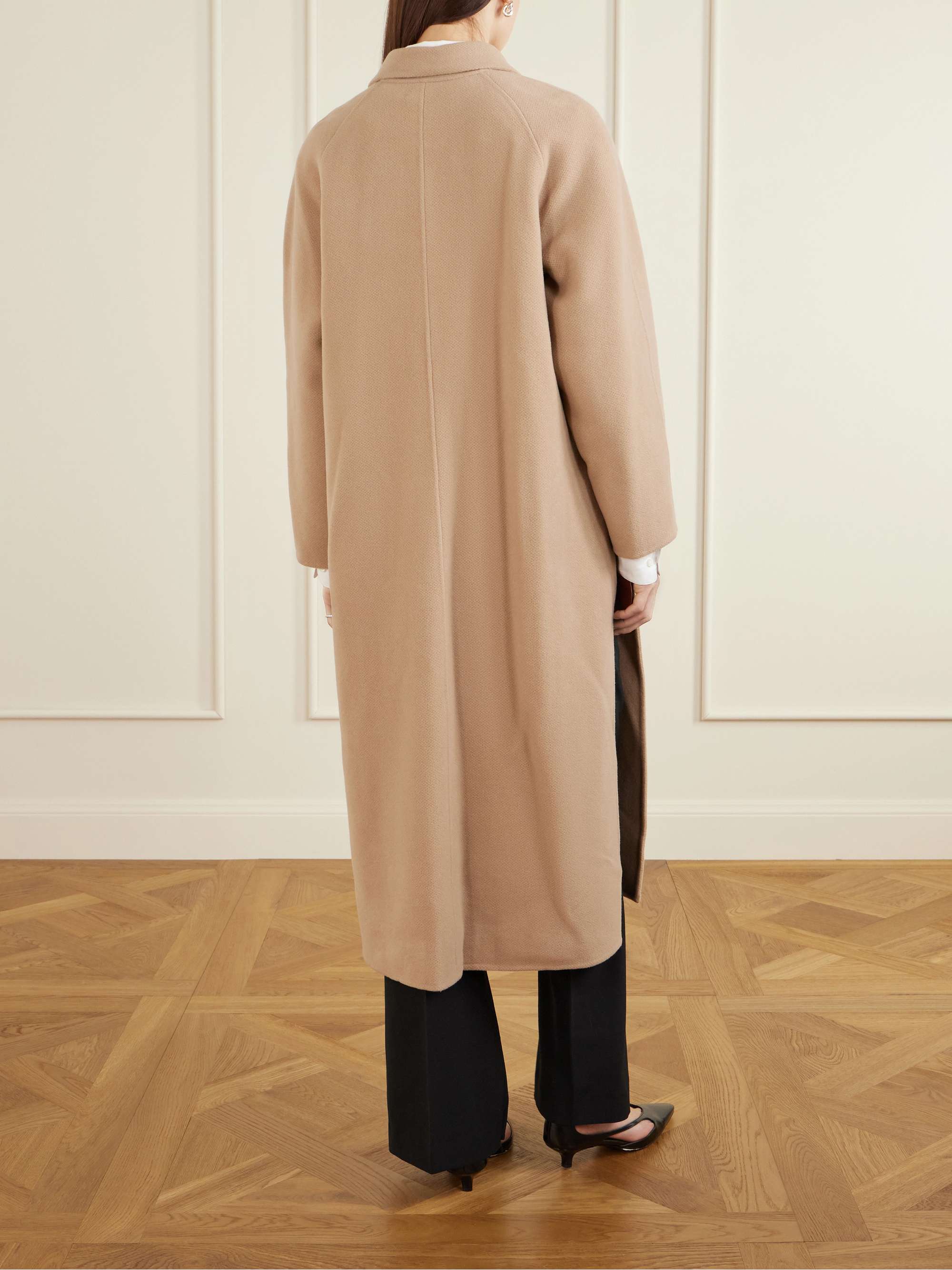 THEORY Double-breasted wool and cashmere-blend coat | NET-A-PORTER
