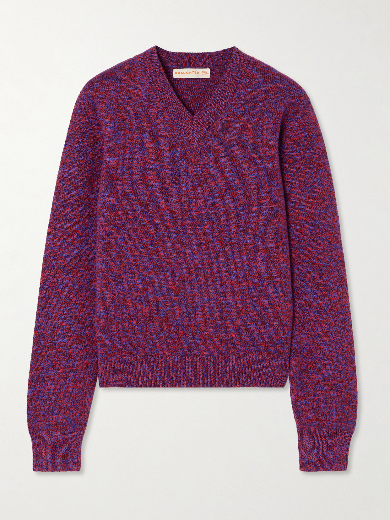 And-daughter Sligo Wool Sweater In Purple
