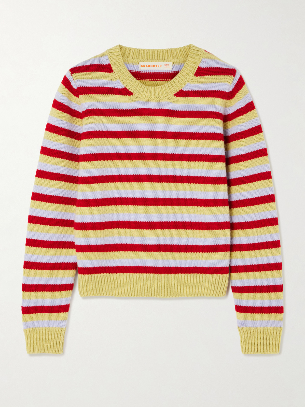 And-daughter Rosha Striped Wool Sweater In Multi