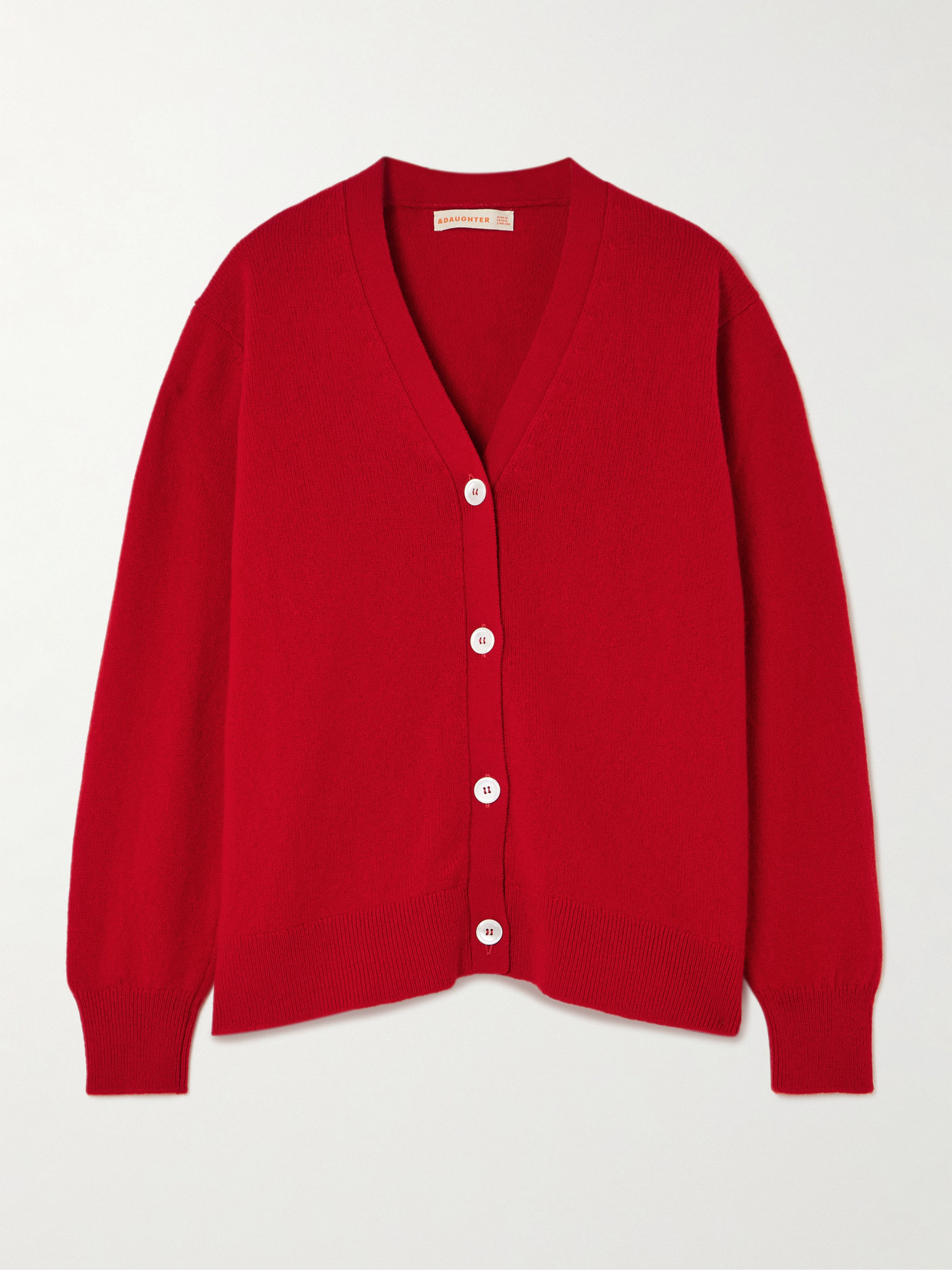 And-daughter Ava Wool Cardigan In Red
