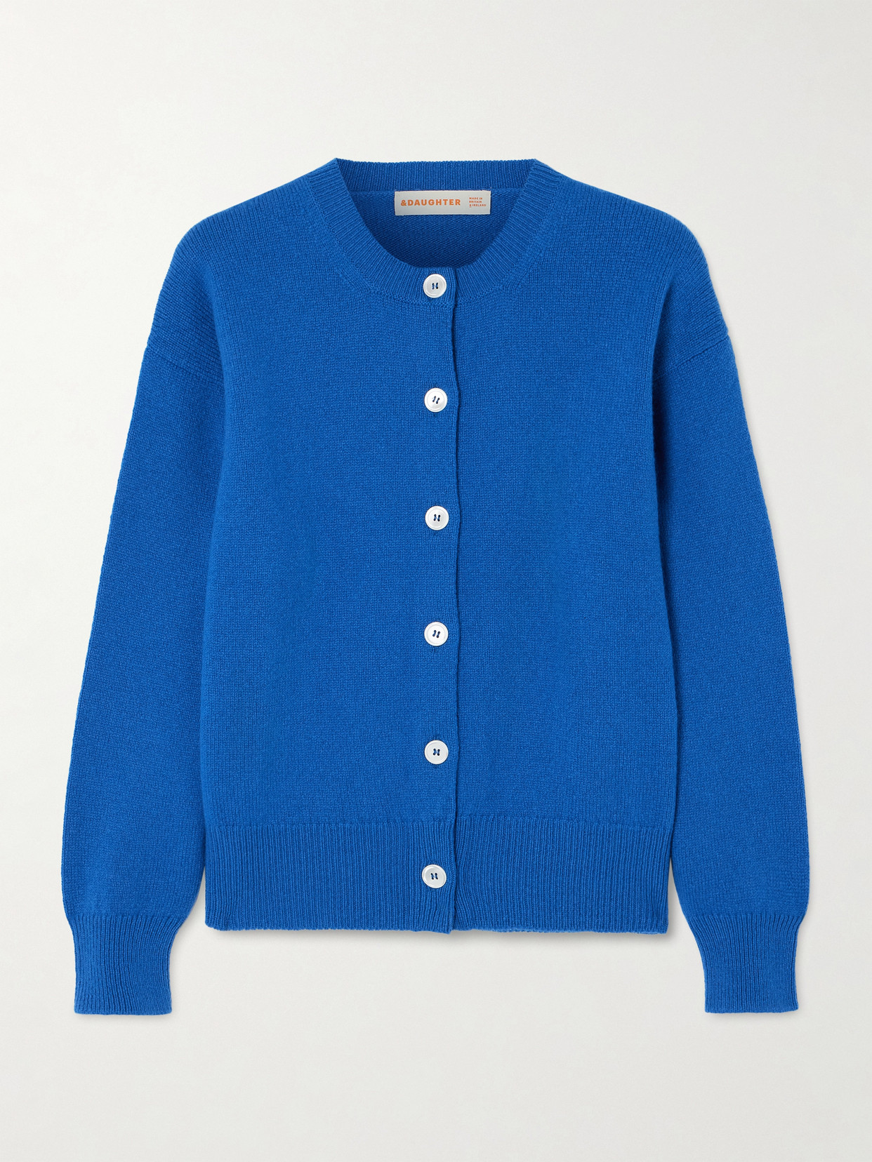 And-daughter Wool Cardigan In Blue