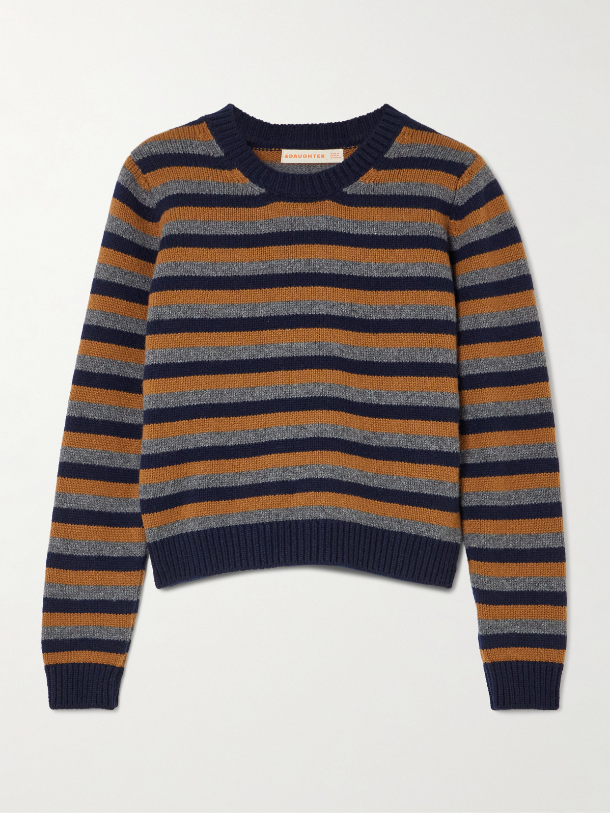 And-daughter Rosha Striped Wool Sweater In Multi