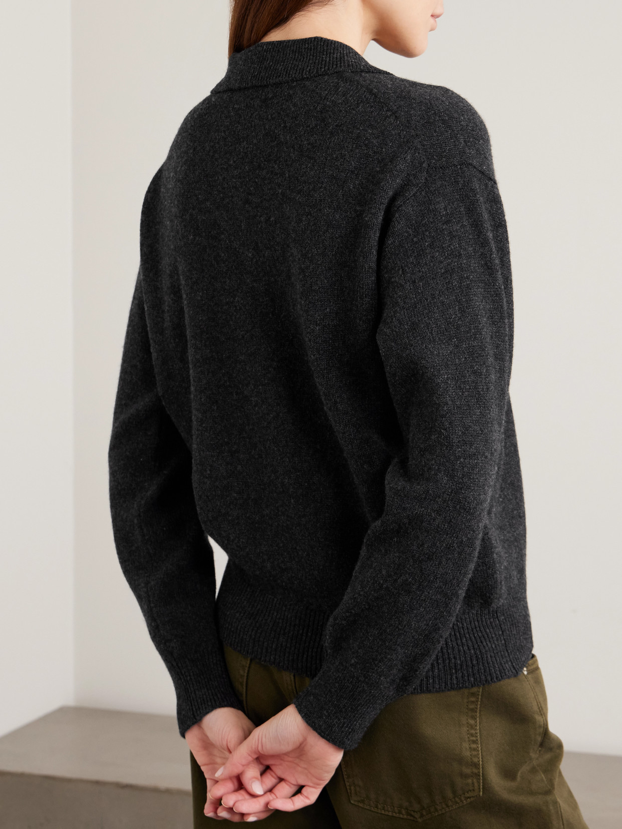 &Daughter - Edith Wool Polo Sweater