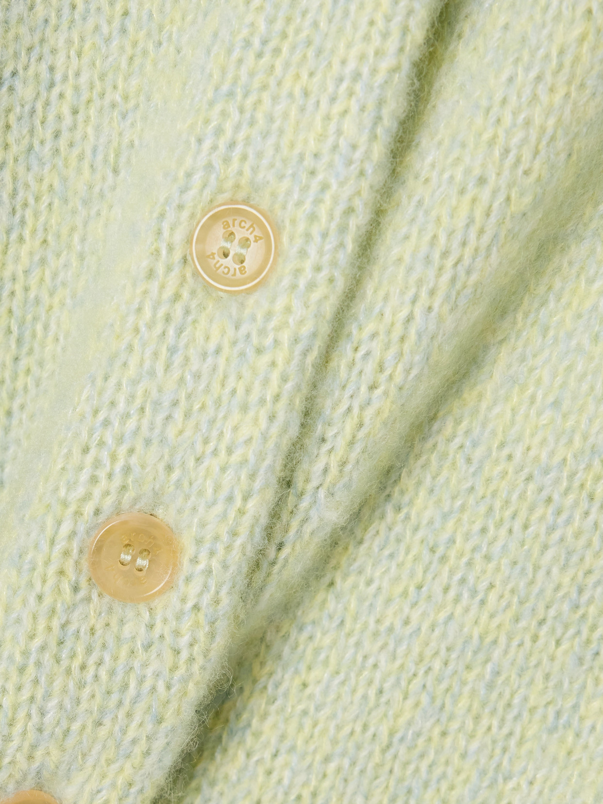 Arch4 Rome Cropped Organic Cashmere And Silk-blend Cardigan In Green