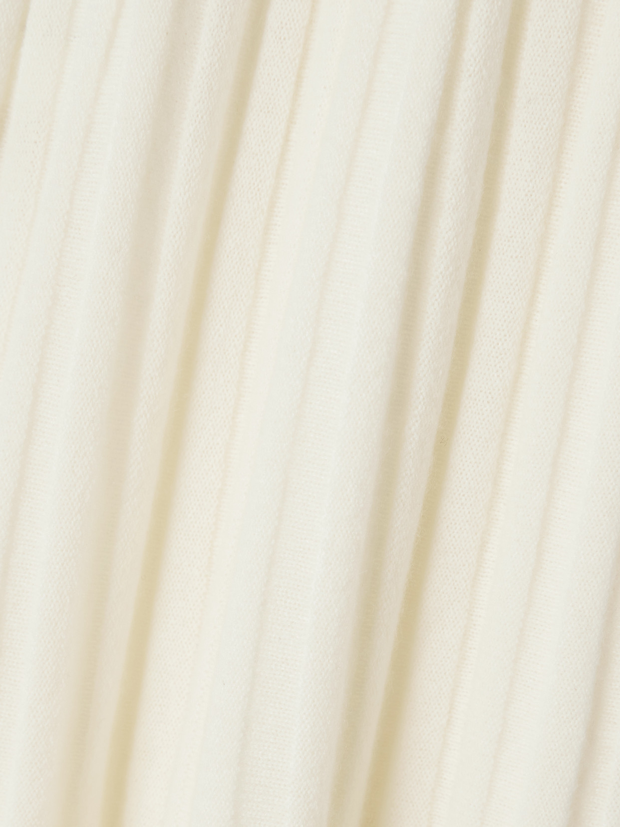 Arch4 Sabrina Pleated Organic Cashmere Midi Skirt In White