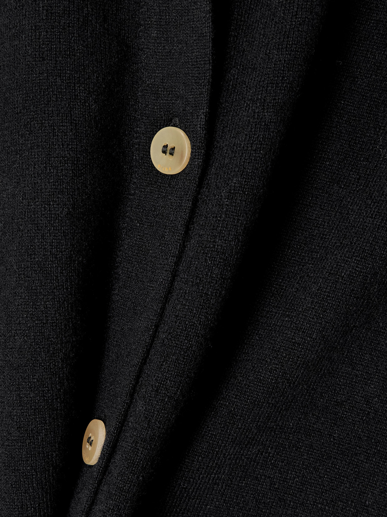 Arch4 Queen's Gate Organic Cashmere Cardigan In Black